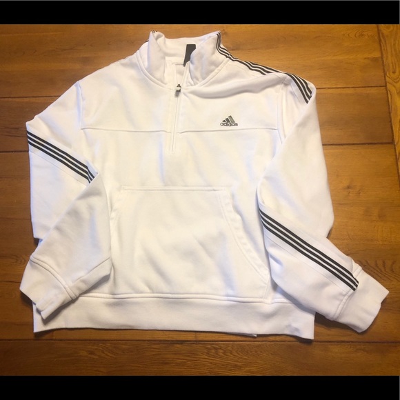 adidas Tops - Adidas 3/4 zip sweatshirt